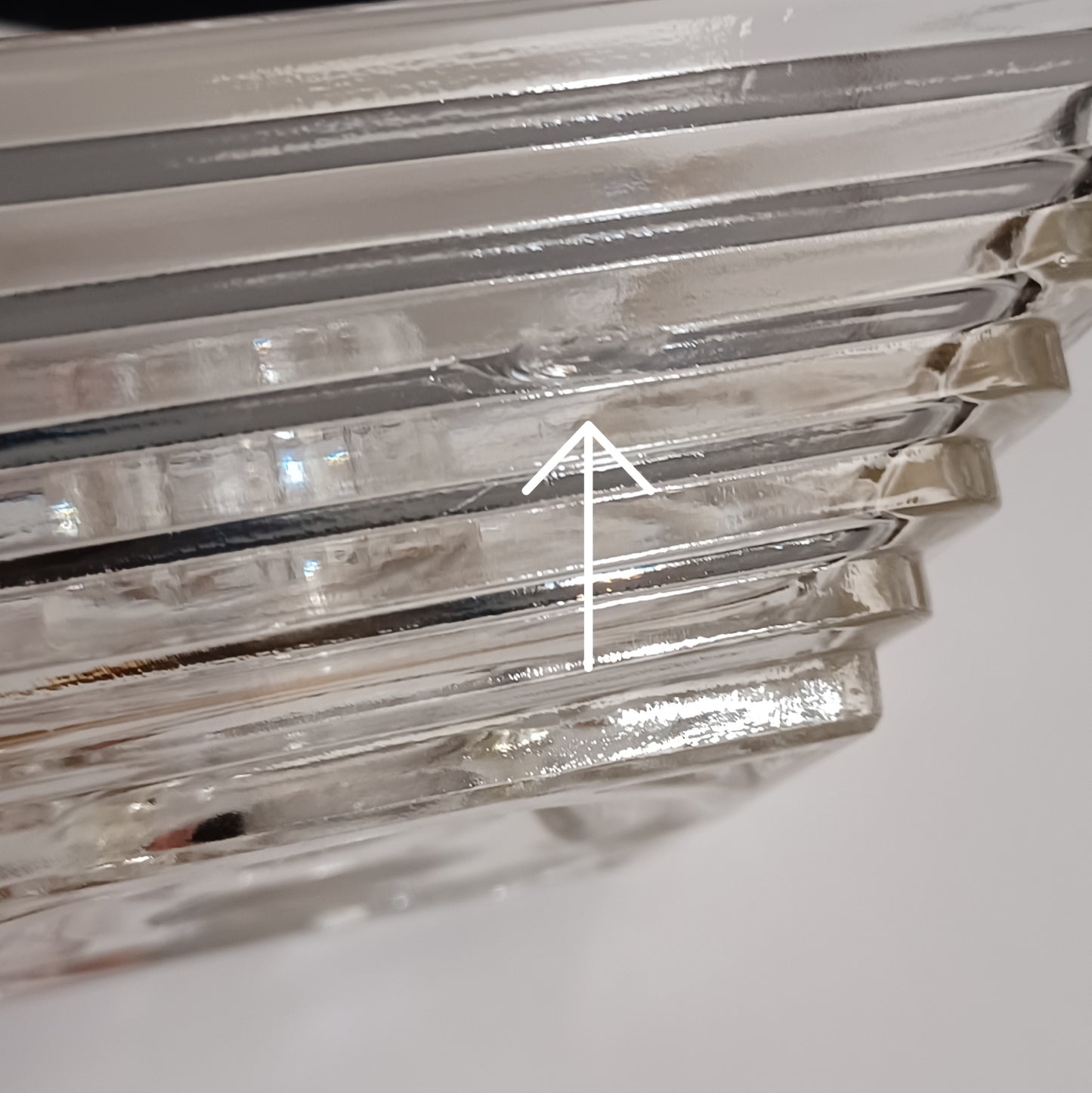 Vintage Anchor Hocking Manhattan Pressed Glass Tapper Candle Holders