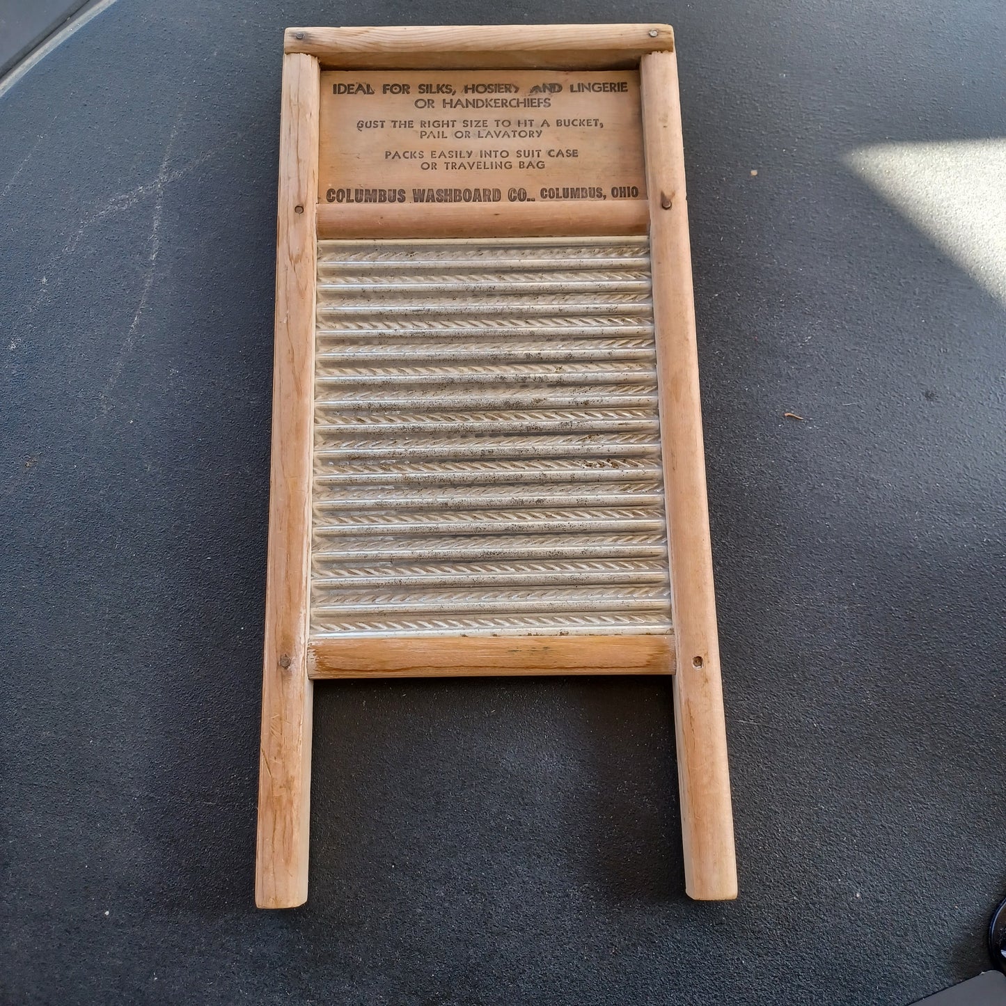 Antique Mini Washboard Columbus Washboard Co.