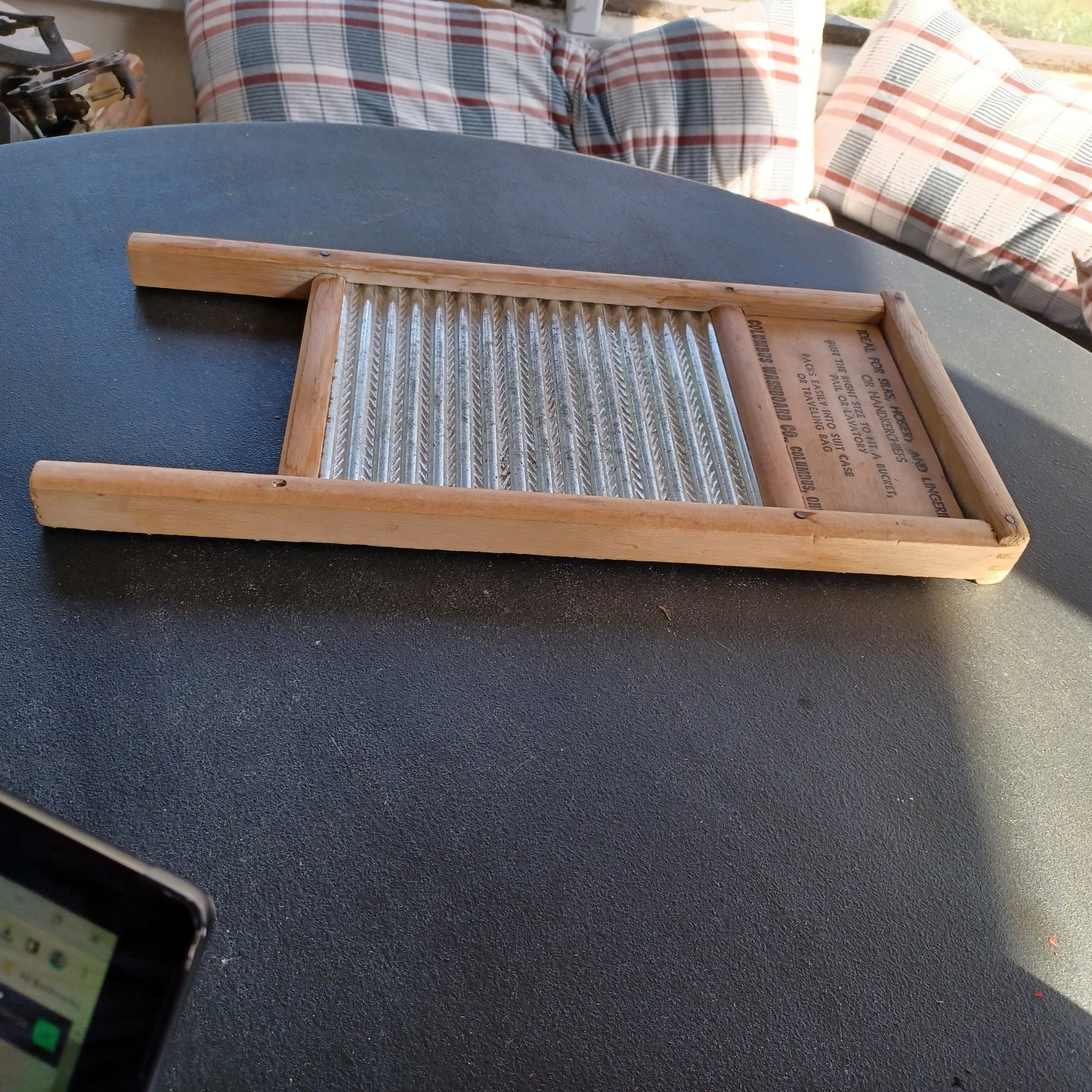 Antique Mini Washboard Columbus Washboard Co.