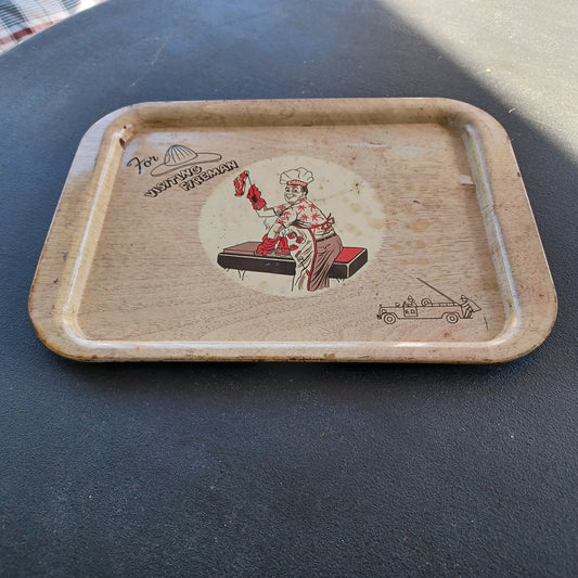 Vintage For Her Majesty Metal Tray