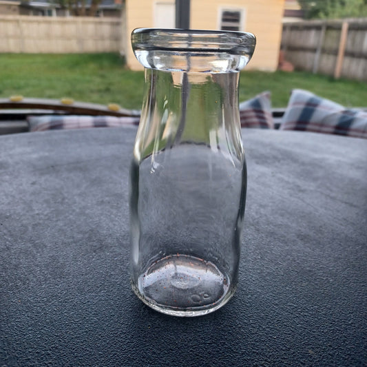 Small Glass Milk Bottle