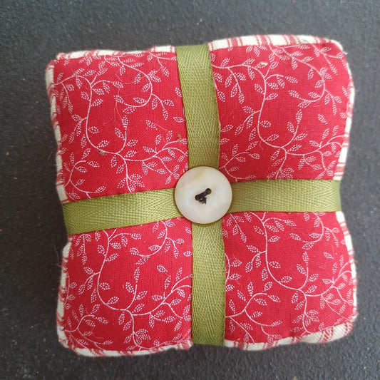 Pin Cushions (green ribbon)