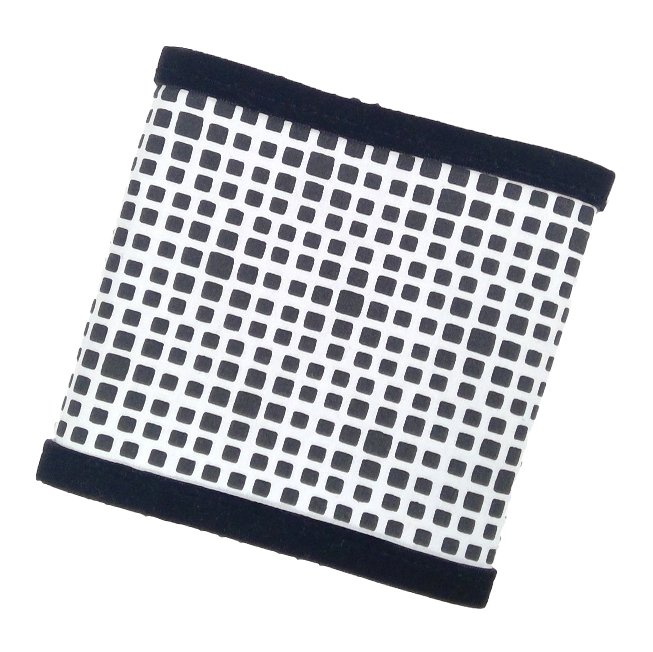 Black + White Squares Mason Jar Sleeve