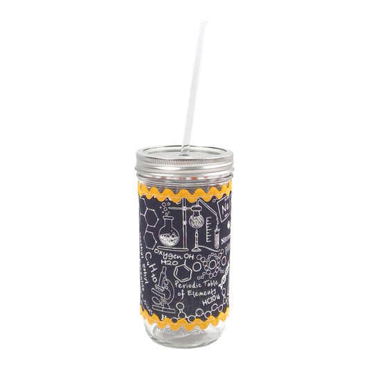 Science with Yellow Mason Jar Sleeve