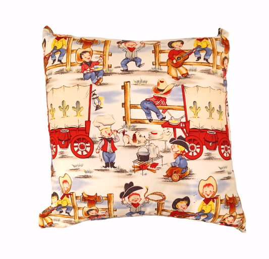 Kid Cowboys Pillow