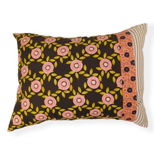 Stripped Flower Pillow